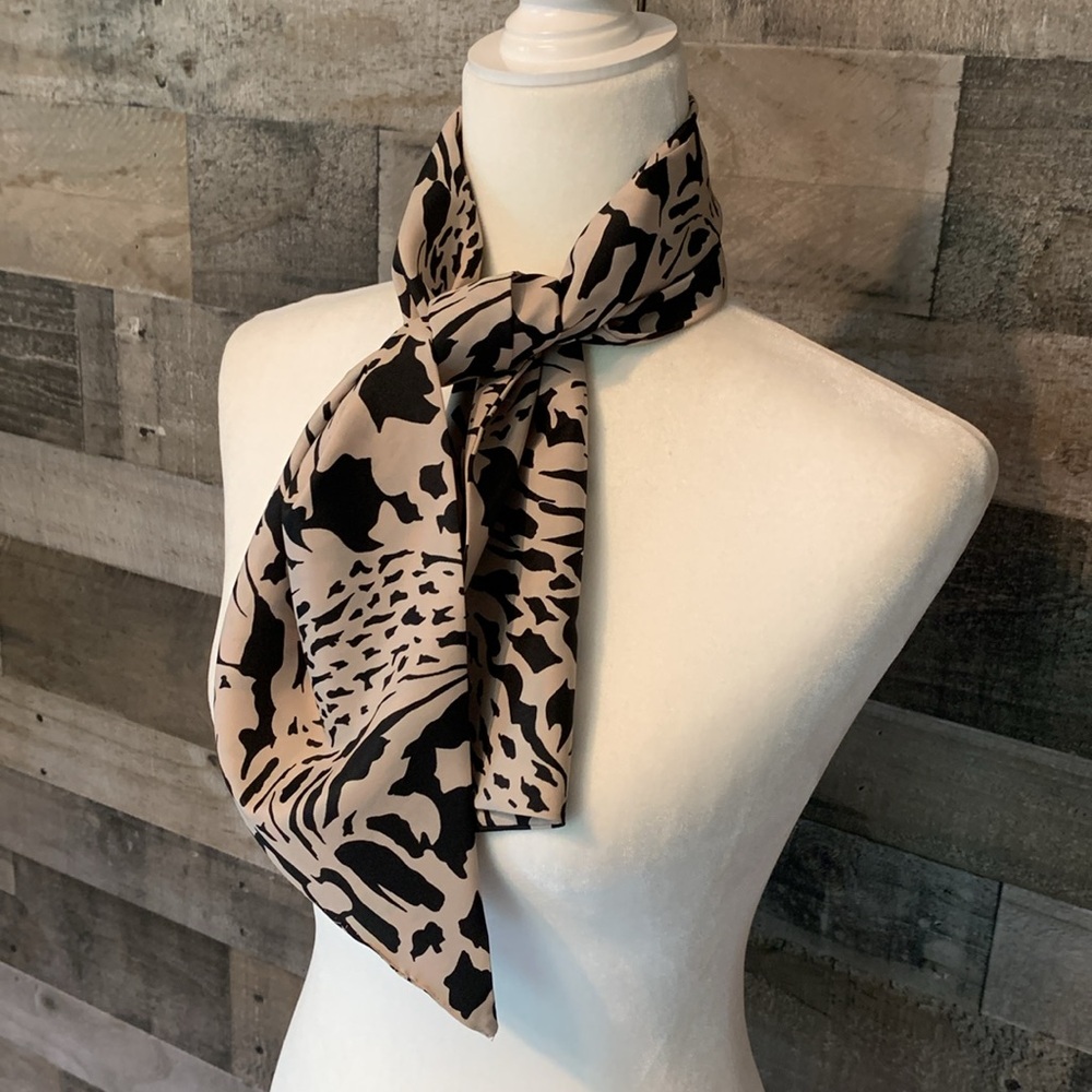 Handmade Leopard Print Scarf - Picture 7 of 16